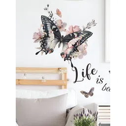 Jaamso Royals Black & Pink Self AdhesiveWaterproof Wall Sticker-picture-15