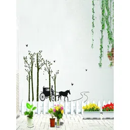 Jaamso Royals Black Dream Cather Design Decorative Peel & Stick Self Adhesive Wall Sticker-picture-39