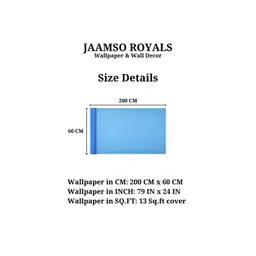 Jaamso Royals Black Solid  Self Adhesive Wallpaper image 5