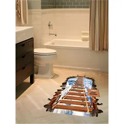 Jaamso Royals Blue & Brown Self-Adhesive & Waterproof Wall Sticker-picture-15