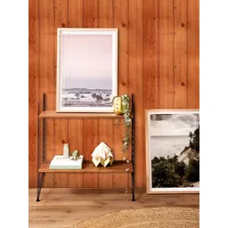 Jaamso Royals Brown & Black Striped Design Printed Self-Adhesive & Removable Wall Sticker-picture-39