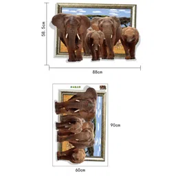 Jaamso Royals Brown Printed Self-Adhesive Wall Sticker image 5