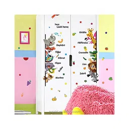 Jaamso Royals Cartoon Animals Design Self Adhesive Wall Sticker For Home Decoration-picture-24