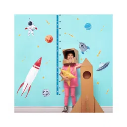 Jaamso Royals Grow Up Space Rocket Design Kids Home Décor Wallsticker (50 CM x 70 CM)-picture-16