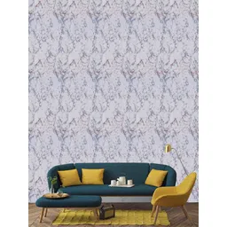 Jaamso Royals White Marbel Printed Self Adhesive Wallpaper-picture-37