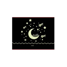 Jaamso Royals White Moon Star Glow Night PVC Removable Wall Stickers-picture-26