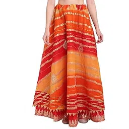 jabama Cotton Kota Doriya Gota Patti Work Skirt-picture-48