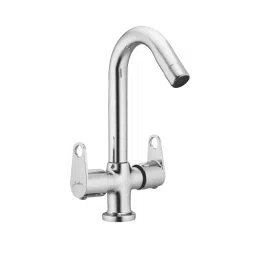 Jabra Center Hole Basin Mixer (M) Sky Series Brass Chrome Finish Deck Mount Silver-picture-16