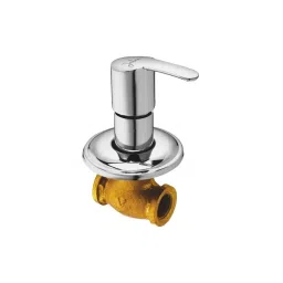 Jabra Concealed Stop Cock (M) Aqua Series Brass Chrome Finish Wall Mount 20 mm Silver-picture-14