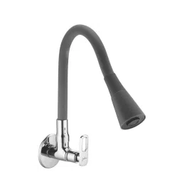 Jabra Dual Flow Sink Cock Apolo Series Brass Chrome Finish Wall Mount Grey & Silver-image-31