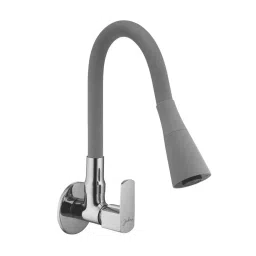 Jabra Dual Flow Swan Cock Qbix Series Brass Chrome Finish Wall Mount Grey-image-45