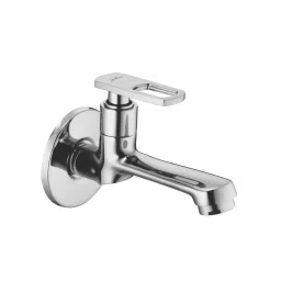 Jabra Long Body Cock Apolo Series Brass Chrome Finish Wall Mount Silver-picture-31