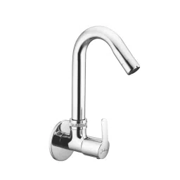 Jabra Sink Cock (M) Aqua Series Brass Chrome Finish Wall Mount Silver-picture-17
