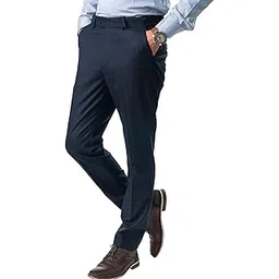 jack and jini Formal Pant with Expandable Waist for Men. Regular Fit, Flat Front, Premium Lycra Fabric for Office, Party and Casual Wear-picture-29