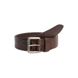 Jack & Jones Bison Noos Leather Logo Reversible Belt for Men-picture-26