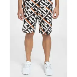Jack & Jones Black Cotton Regular Fit Printed Shorts-picture-37