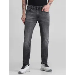Jack & Jones Black Denim Cotton Regular Fit Jeans-picture-45