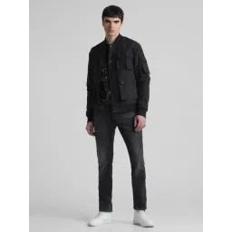 Jack & Jones Black Regular Fit Bomber Jacket-picture-17