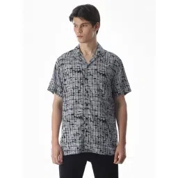 Jack & Jones Black Relaxed Fit Printed Shirt-picture-30