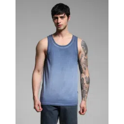 Jack & Jones Blue Cotton Regular Fit Vest-picture-46