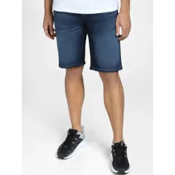 Jack & Jones Blue Regular Fit Denim Shorts-picture-29