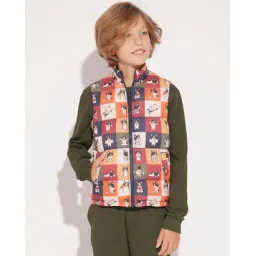 jack & jones Boys Graphic Print Regular Fit Reversible Jacket-picture-50