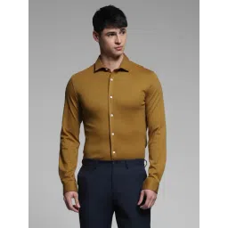 Jack & Jones Brown Cotton Slim Fit Shirt-picture-44