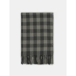 jack & jones Checkered Acrylic Men Grey Scarf-picture-16
