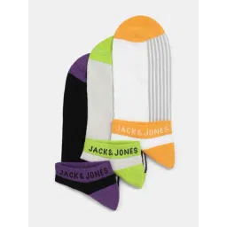 Jack & Jones Colorblock Cotton Socks Pack of 3-picture-32