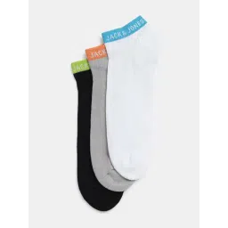 Jack & Jones Colorblock Cotton Socks Pack of 3-picture-35