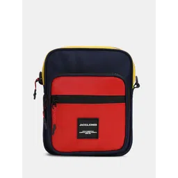 Jack & Jones Colourblocked Structured Sling Bag with Quilted-picture-26