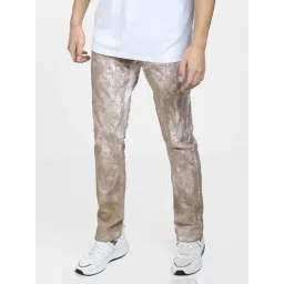 Jack & Jones Dark Beige Slim Fit Low Rise Jeans-picture-17