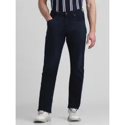 Jack & Jones Dark Blue Denim Cotton Bootcut Jeans-picture-11