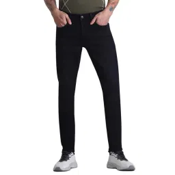 Jack & Jones Dark Blue Denim Cotton Regular Fit Jeans-picture-26