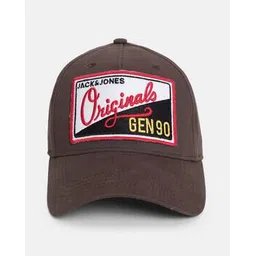 jack & jones Embroidered Baseball Cap with Adjustable Strap-picture-15