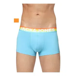 Jack & Jones Exotic Orange & River Blue Regular Fit Trunks - Pack Of 2-picture-19