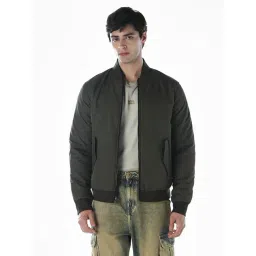Jack & Jones Green Regular Fit Reversible Jacket-picture-33