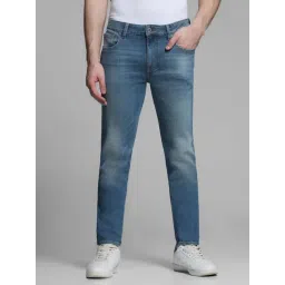 Jack & Jones Light Blue Denim Cotton Ben Denim Jeans-picture-31
