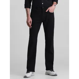 jack & jones Men Boot-Leg High Rise Black Jeans-picture-21