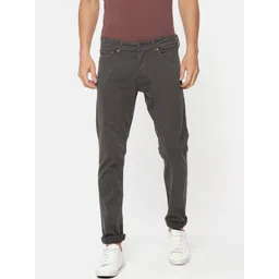 Jack & Jones Men Charcoal Grey Glenn Slim Fit Mid-Rise Clean Look Stretchable Jeans-picture-25