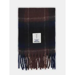 Jack & Jones Men Checked Scarf with Fringed Border-picture-24