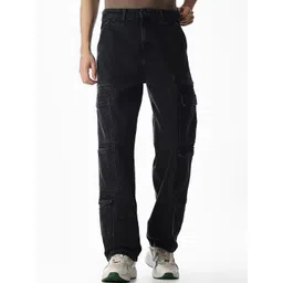 Jack & Jones Men Cotton Denim High-Rise Cargo Jeans-picture-37