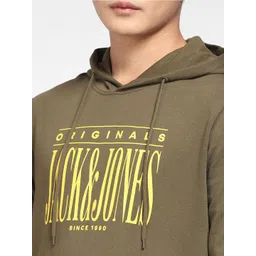 Jack & Jones Men Green Printed Sweatshirt image 3