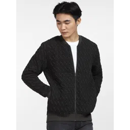 Jack & Jones Men Green Solid Front Open Sweatshirt-picture-42