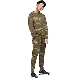 JACK & JONES Men Jogging Suit Cotton Regular Fit Roundneck Sweatshirt-picture-10