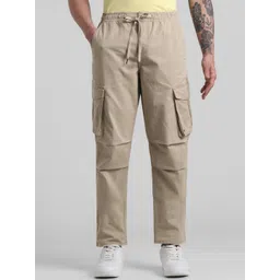 Jack & Jones Men Mid Rise Cargo Trousers-picture-28