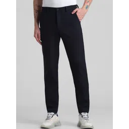 Jack & Jones Men Mid-Rise Slim Fit Regular Trousers-picture-19