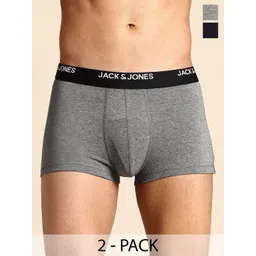 Jack & Jones Men Pack of 2 Low Rise Trunks 2542257006-picture-25