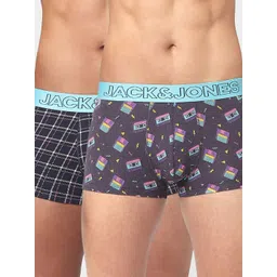 Jack & Jones Men Pack Of 2 Solid Cotton Basic Briefs-picture-38