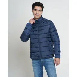 jack & jones Men Quilted Regular Fit Hooded Jacket with Zip-Closure-picture-32